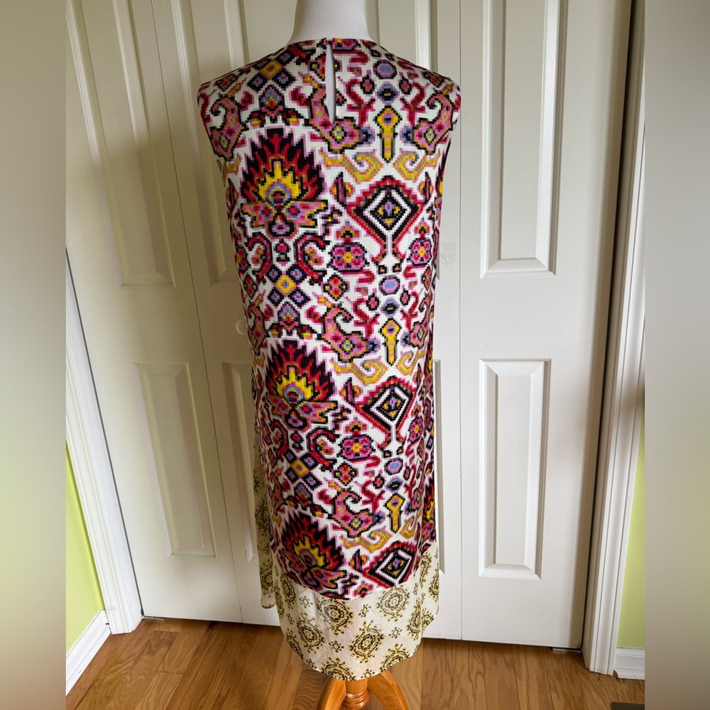 DRIES VAN NOTEN Multicolor Sleeveless Midi Dress 8-10 EUC - Picture 4 of 7